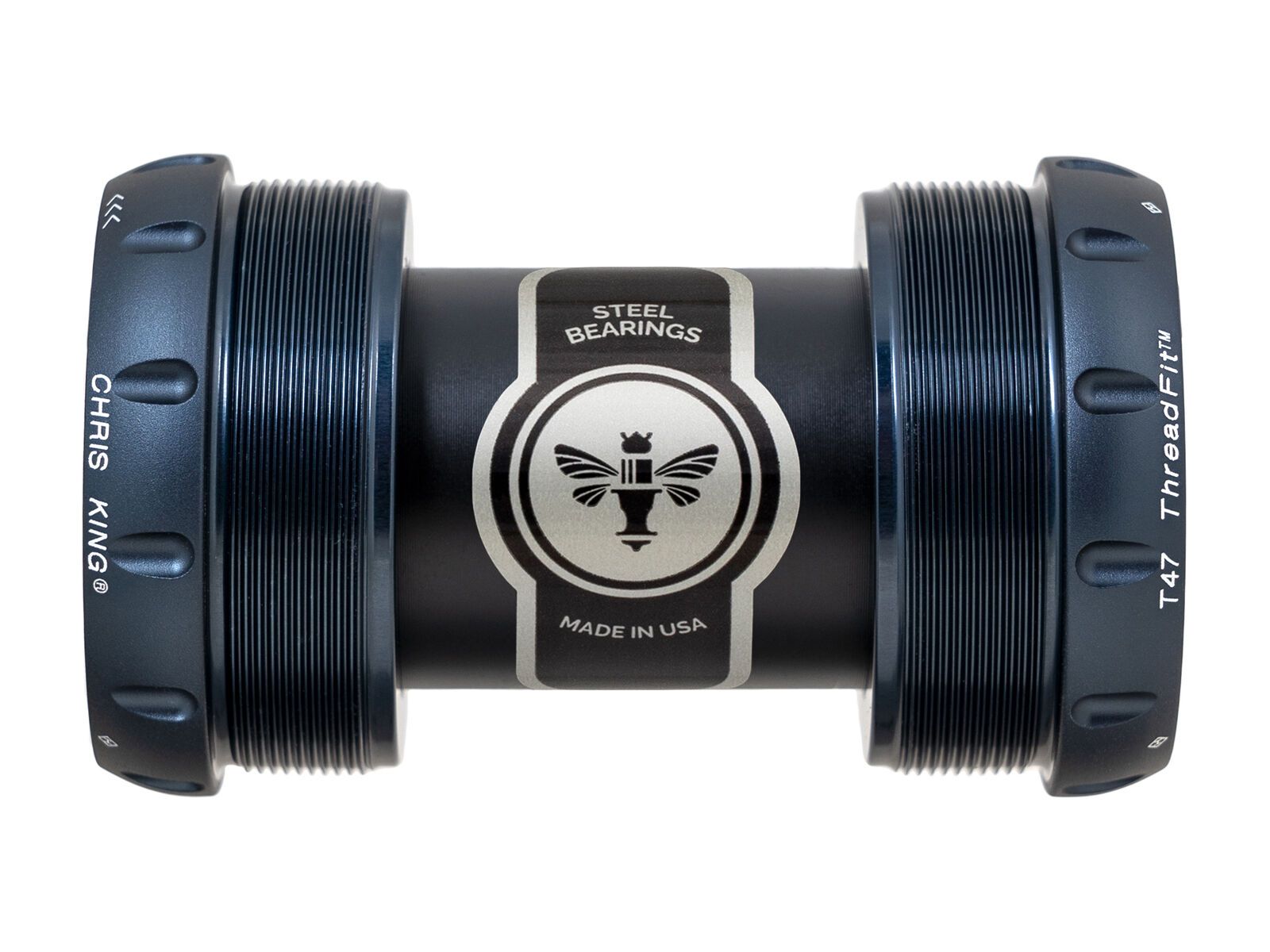 Chris King ThreadFit T47 30x - Edelstahl, midnight - Bild 1