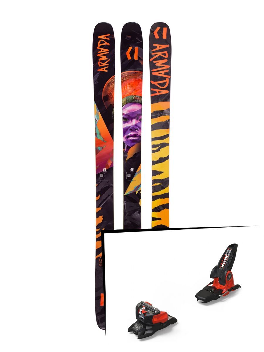 Set: Armada Arv 106 2019 + Marker Jester 18 Pro ID black/flo-red - Bild 1