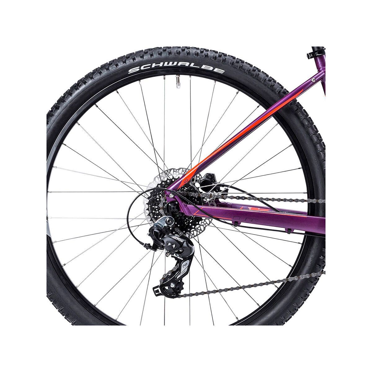 Cube Access WLS Disc 27.5, purple/flashred - Bild 4