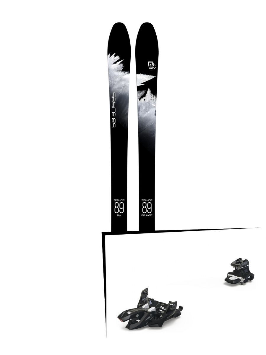 Set: Icelantic Sabre 89 2018 + Marker Alpinist 12 black/titanium - Bild 1