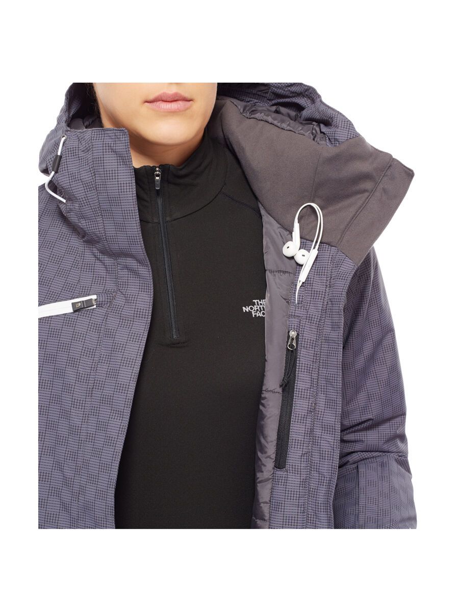 The North Face Womans Descendit Jacket, asphalt grey print - Bild 4