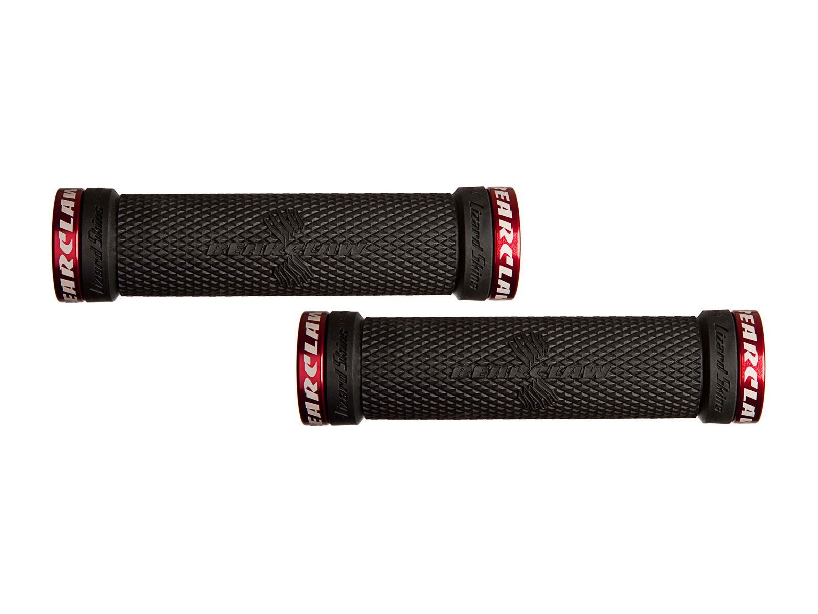 Lizard Skins Bearclaw Lock-On Grips, black/red - Bild 1
