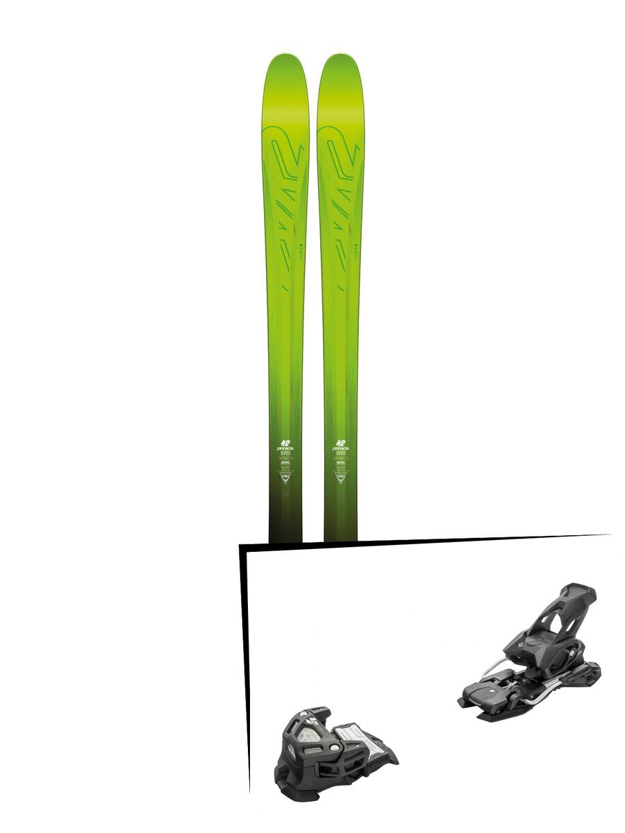 Set: K2 SKI Pinnacle 95 2017 + Tyrolia Attack 14 AT ohne Bremse, solid black - Skiset - Bild 1