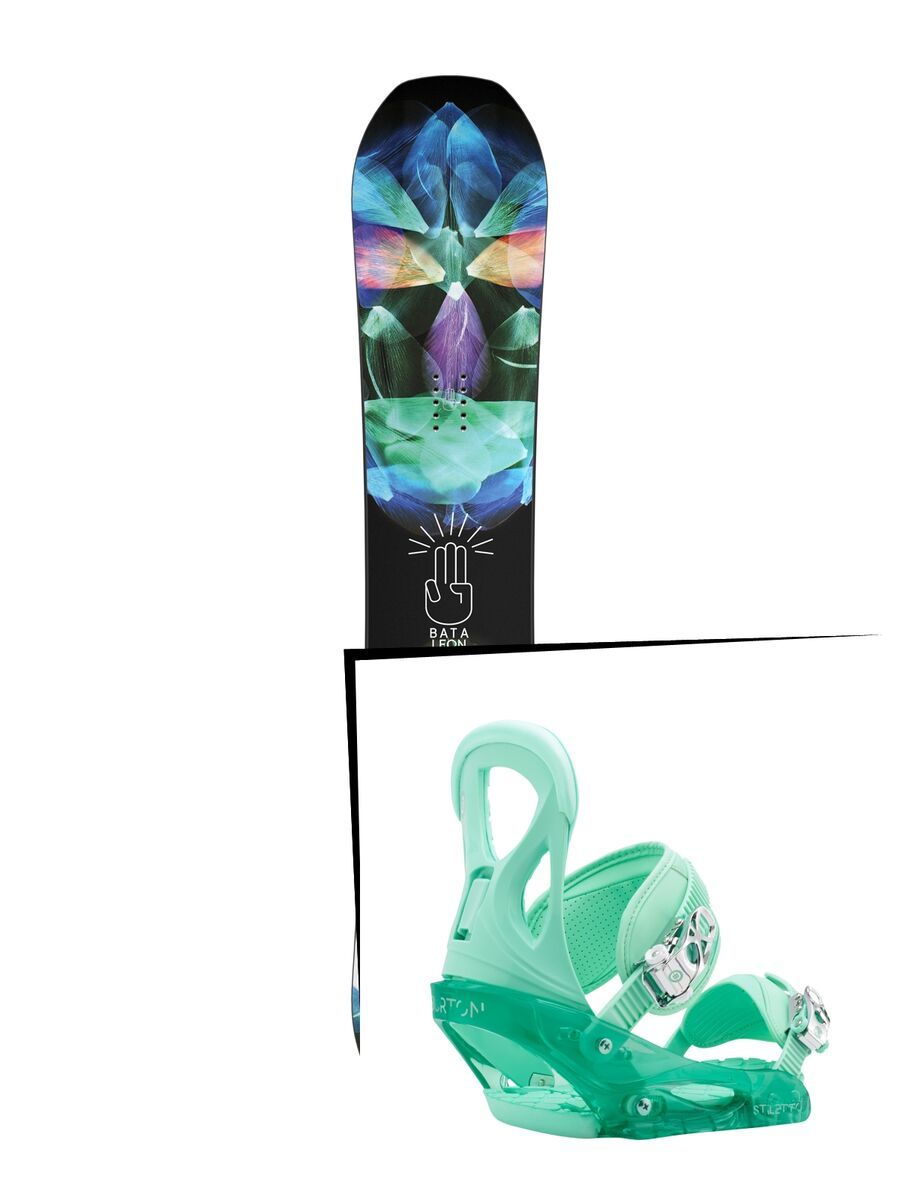 Set: Bataleon Distortia 2017 + Burton Stiletto (1712933S) - Bild 1