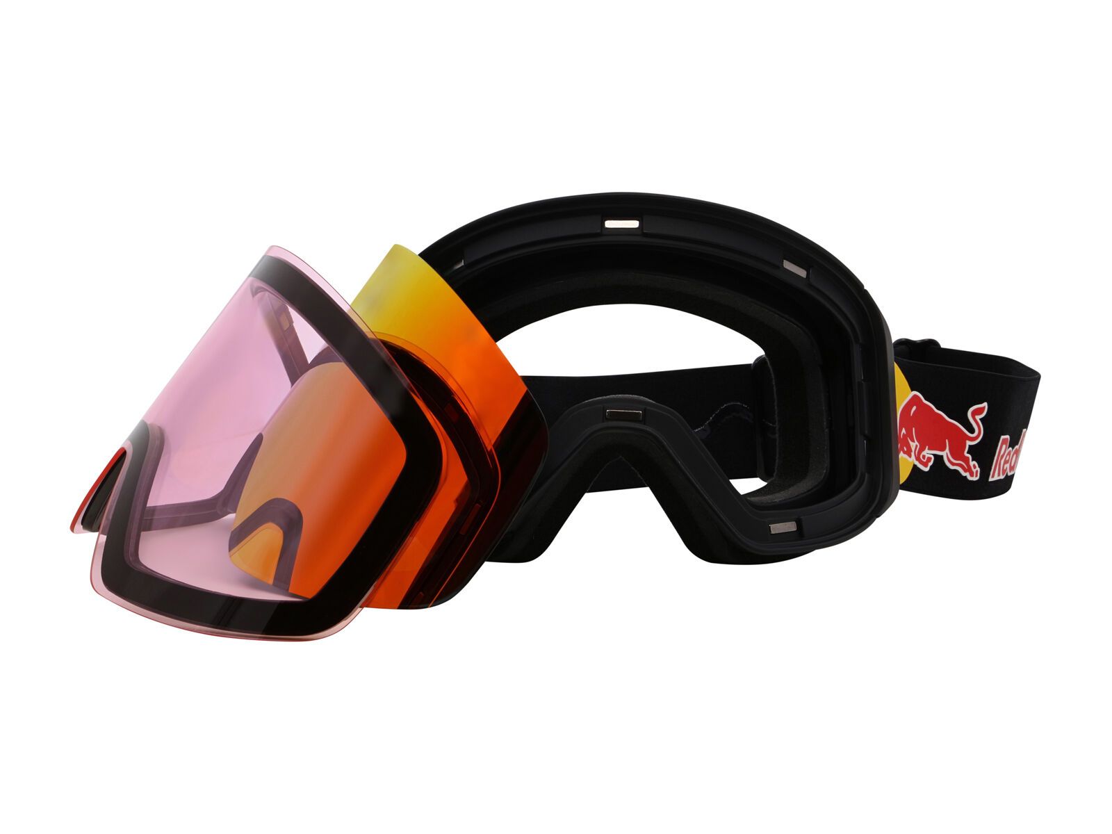 Red Bull Spect Eyewear Jamm, Orange-Red Mirror / black - Bild 6
