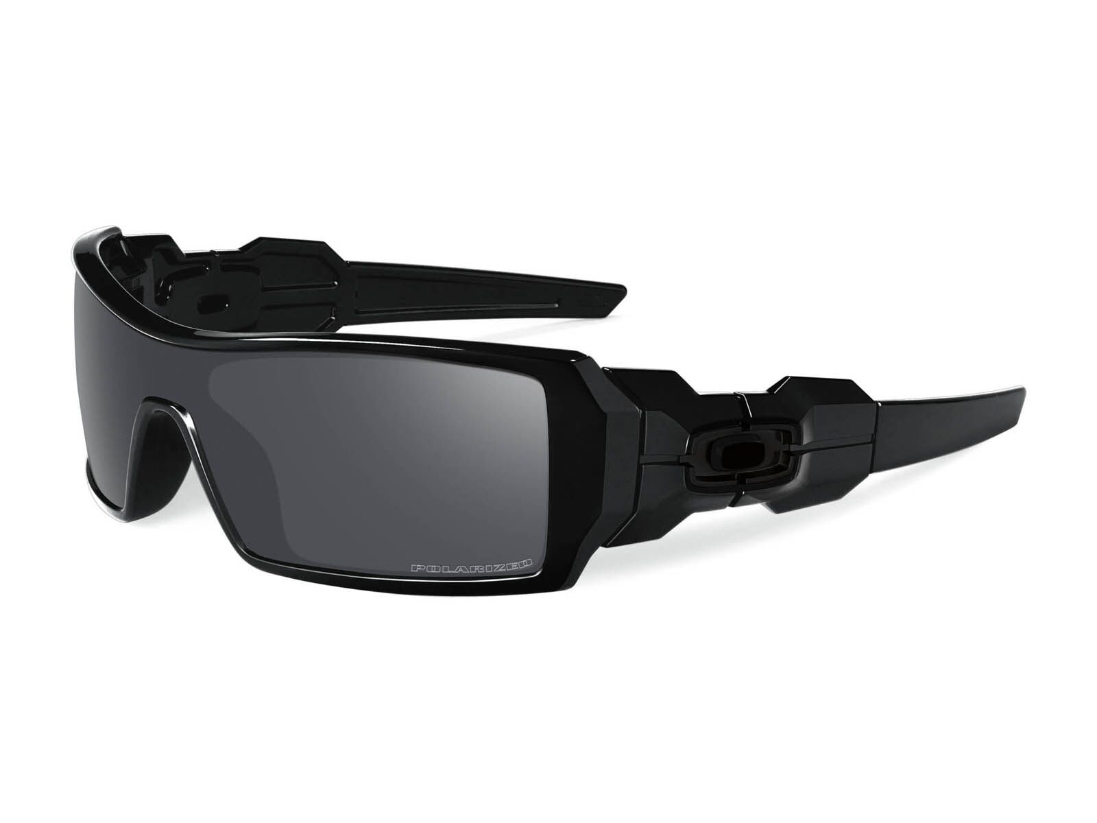 Oakley Oil Rig, Polished Black/Black Iridium Polarized - Bild 1