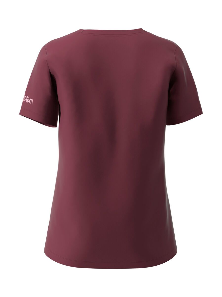 Zimtstern Scriptz Tee Women’s, windsor wine - Bild 2