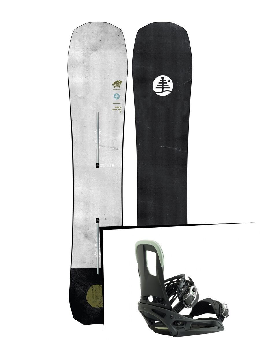 Set: Burton Family Tree Stun Gun 2019 + Burton Cartel EST salty shark - Bild 1