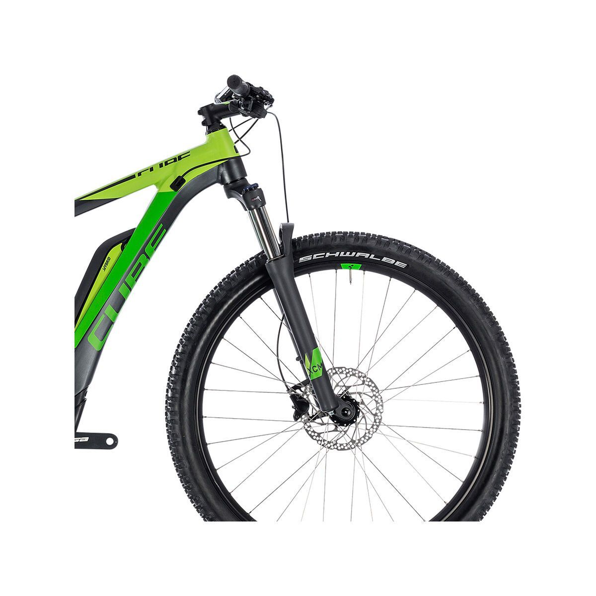 Cube Reaction Hybrid Pro 400 27.5, iridium´n´green - Bild 7