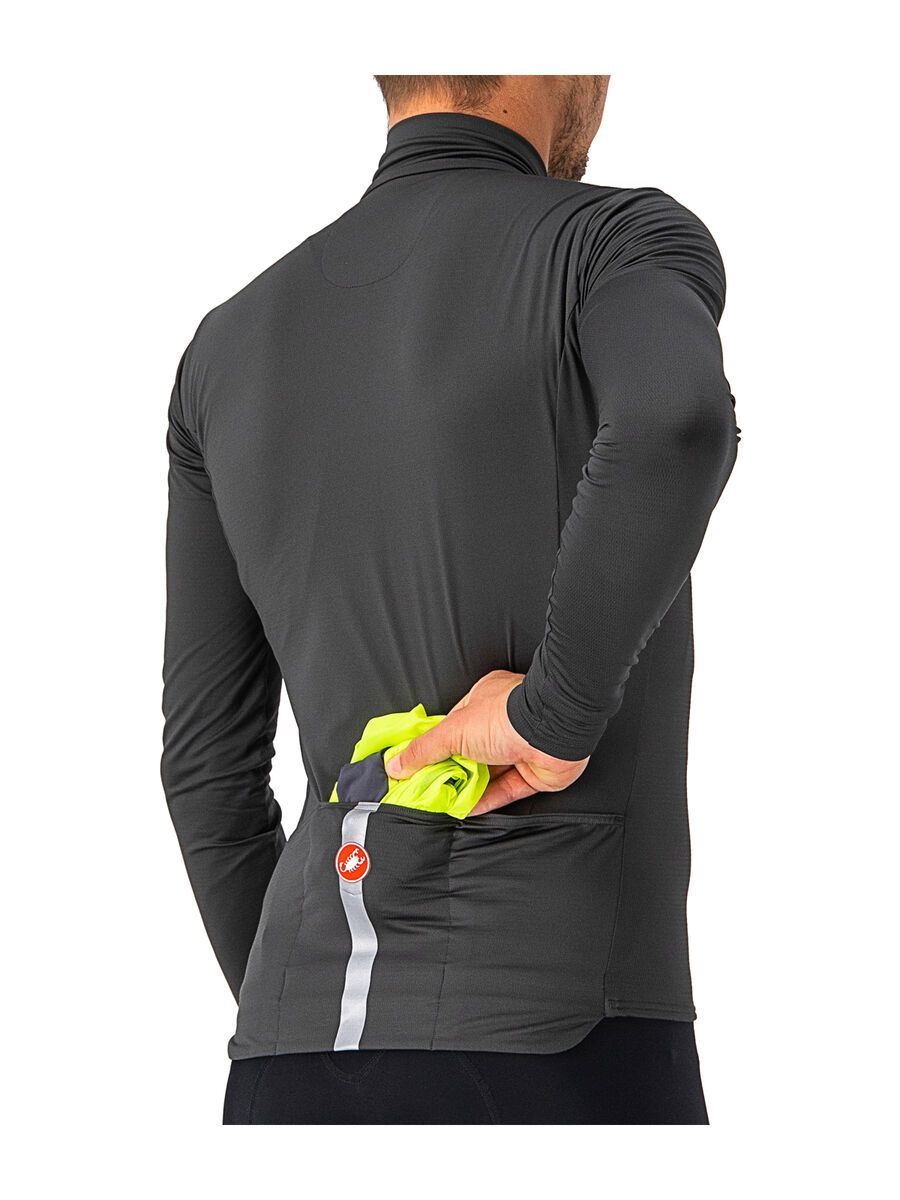Castelli Squadra Stretch Jacket, yellow fluo/dark gray - Bild 6