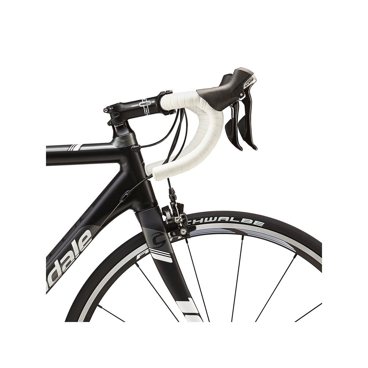 Cannondale CAAD10 5 105, jet black with charcoal grey and magnesium white details matte - Bild 5