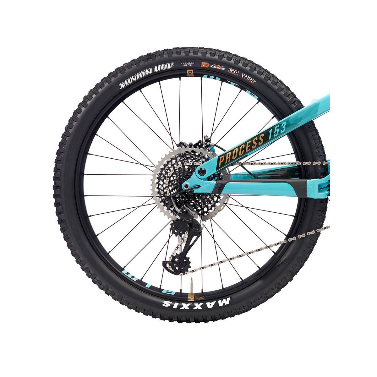 Kona Process 153 CR/DL 27.5, gloss aqua w/ copper & charcoal decals - Bild 5