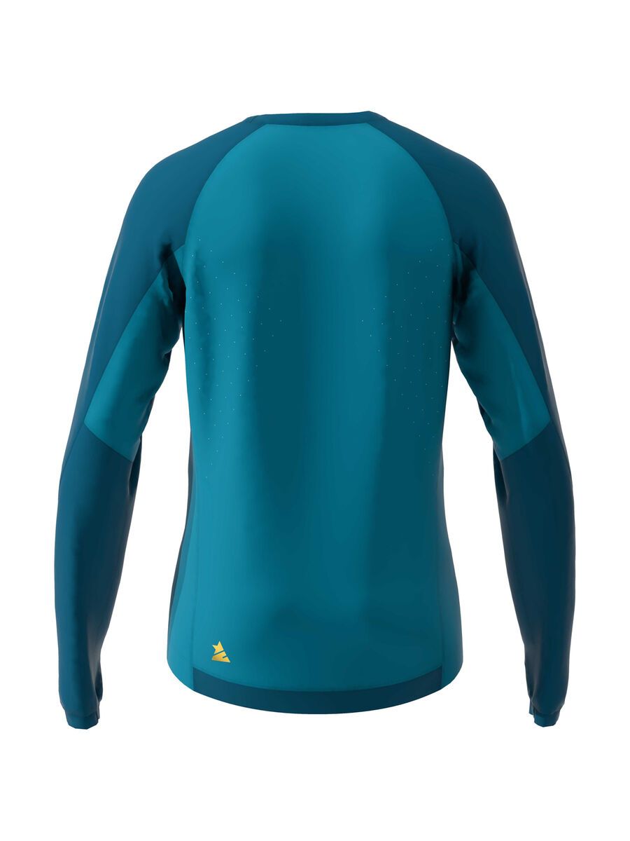 Zimtstern PureFlowz Shirt LS, blue steel/french navy/mimosa - Bild 4