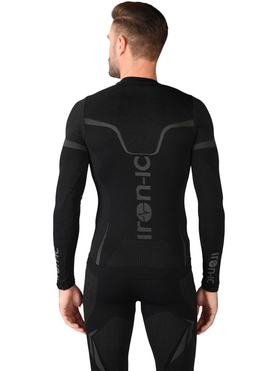Iron-ic Long-Sleeve T-Shirt Performance 3DN Advance - Man, black - Bild 3