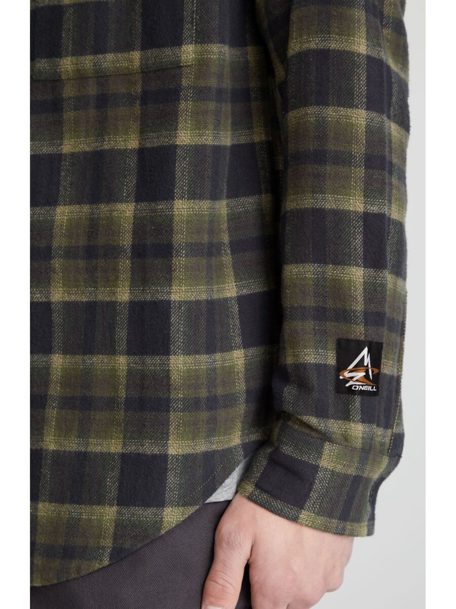 O’Neill TRVLR Series Flannel Check Shirt, green shadow check - Bild 8