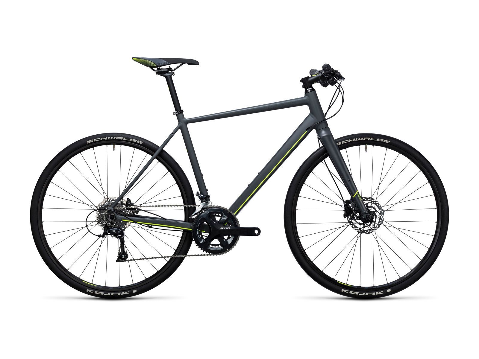 Cube SL Road Pro, grey´n´flashyellow - Bild 1