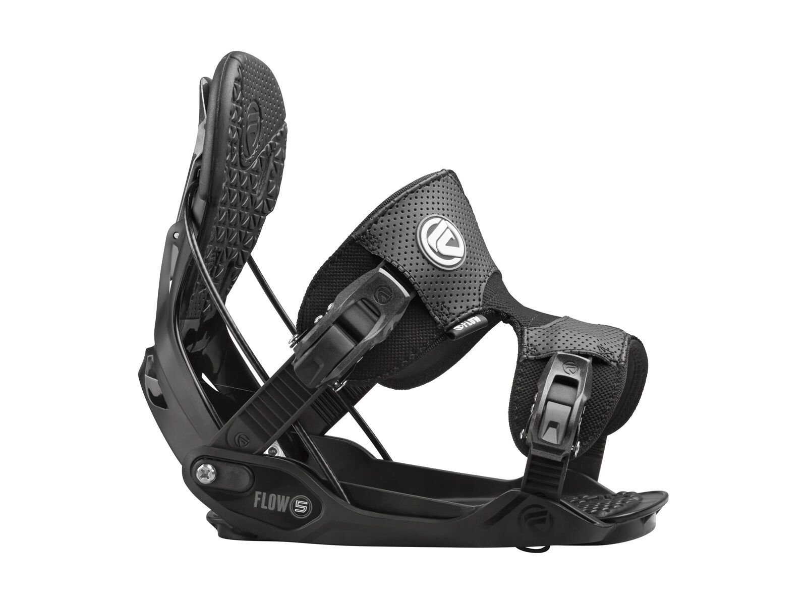 Set: Ride Agenda 2017 + Flow Five 2016, black - Snowboardset - Bild 3