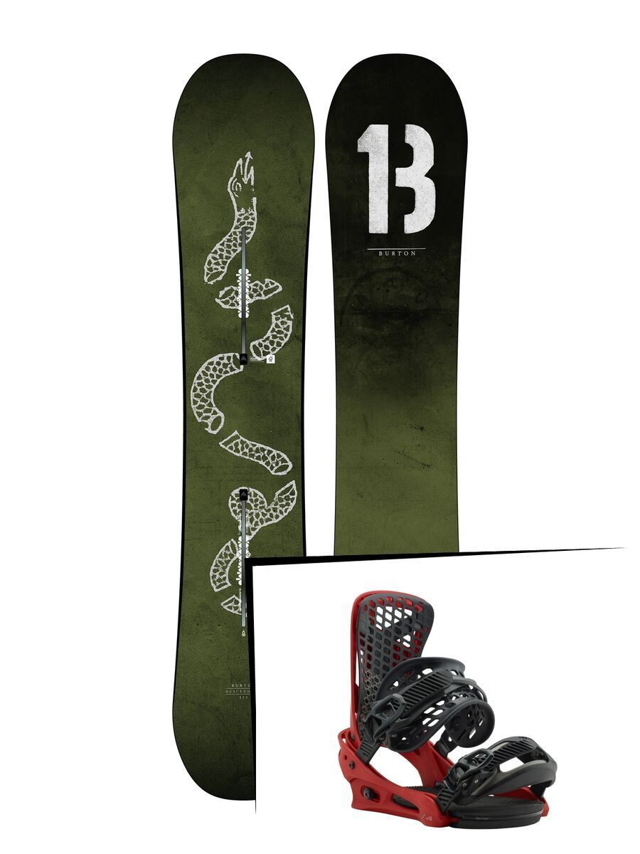 Set: Burton Descendant 2019 + Burton Genesis red prophecy - Bild 1