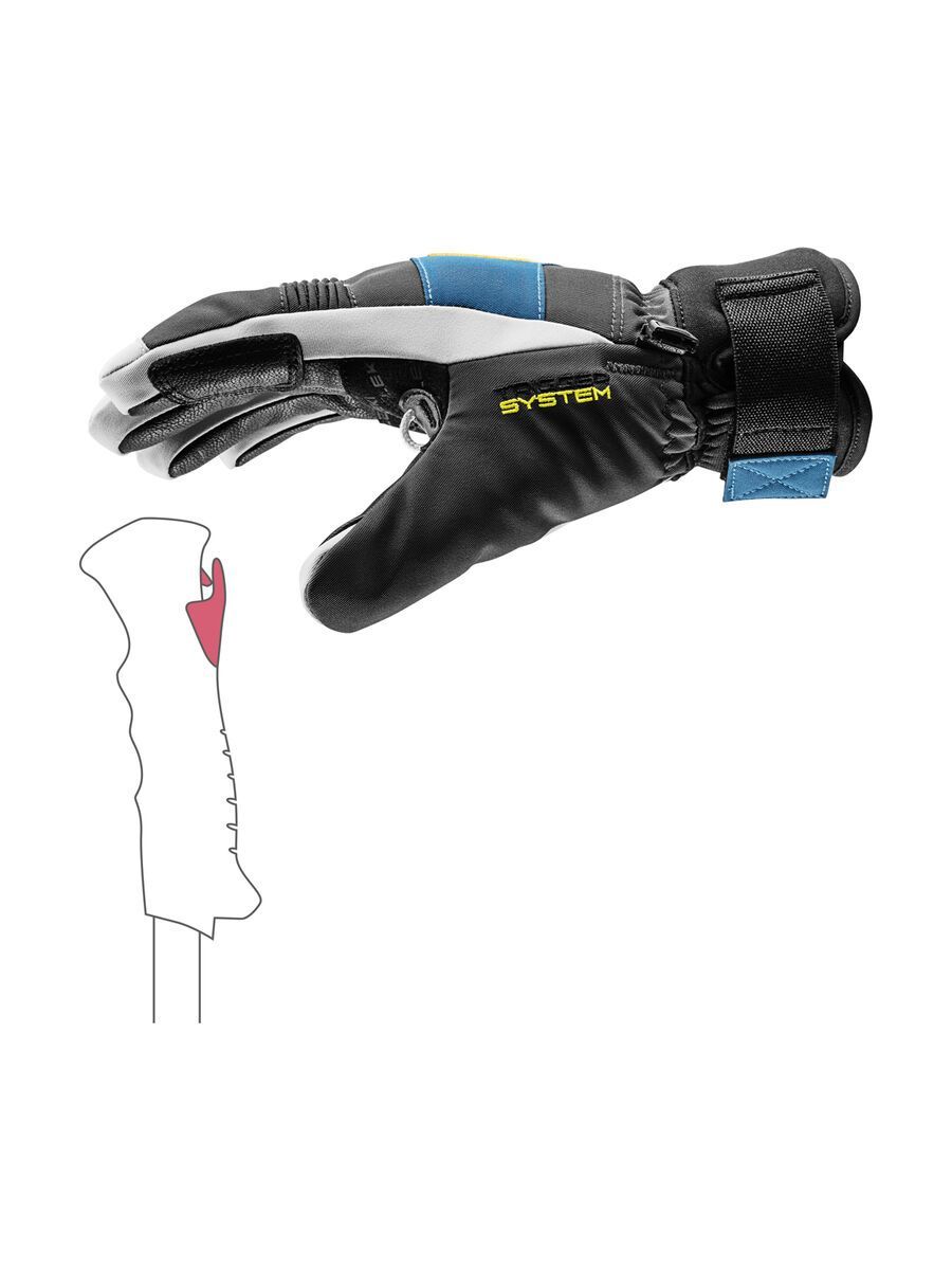 Leki Patrol 3D Junior, graphite/petrol - Bild 3