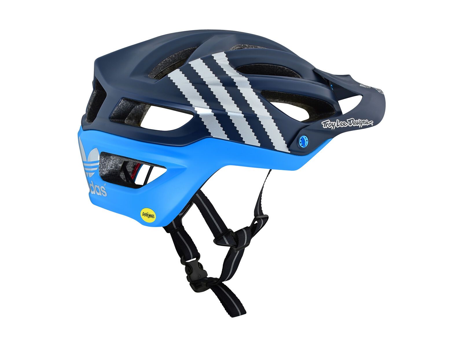 TroyLee Designs A2 LTD Edition Adidas Team Helmet MIPS, navy/light blue - Bild 2