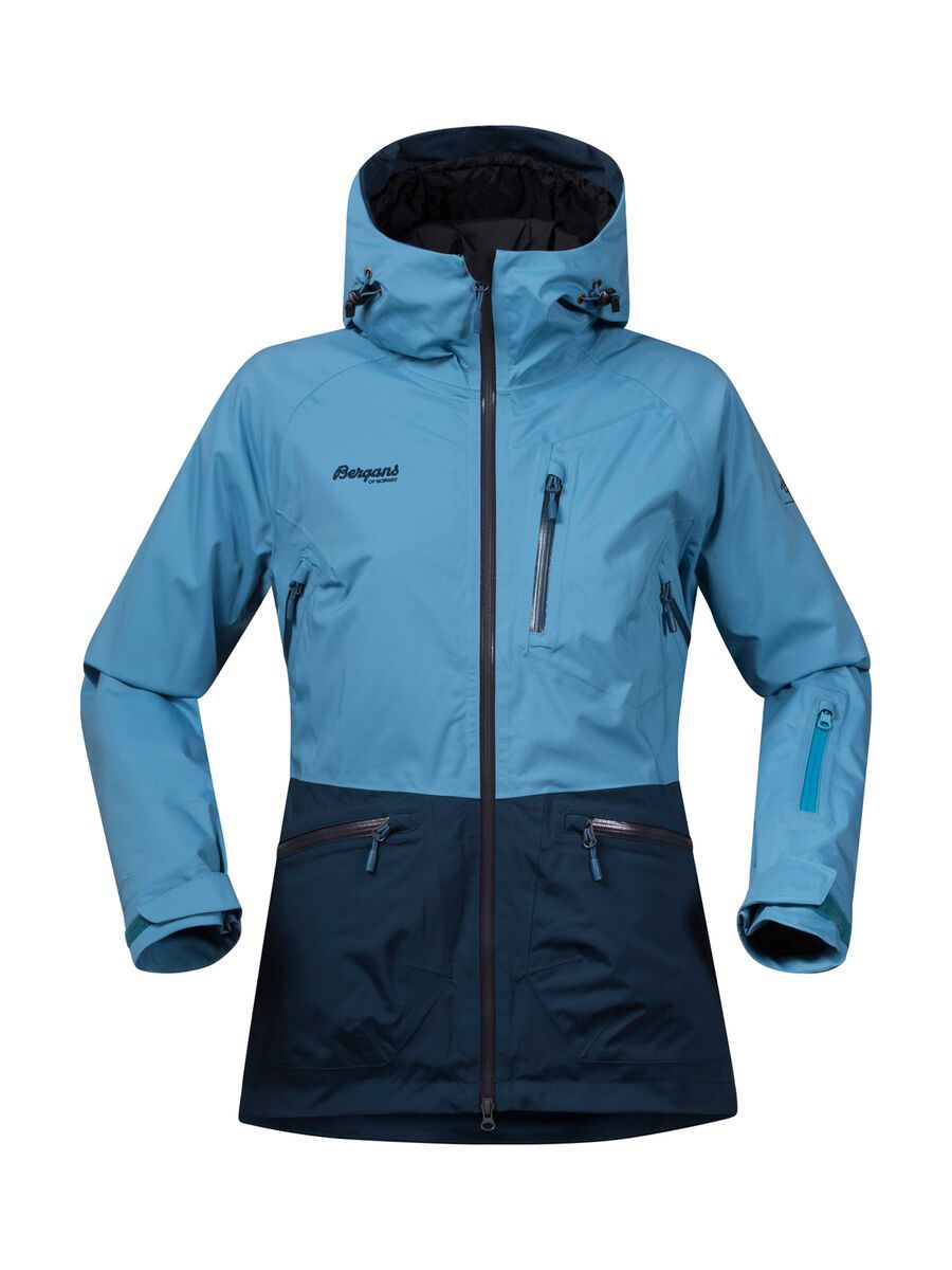 Bergans Myrkdalen Insulated Lady Jacket, glacier/dark steelblue - Bild 1
