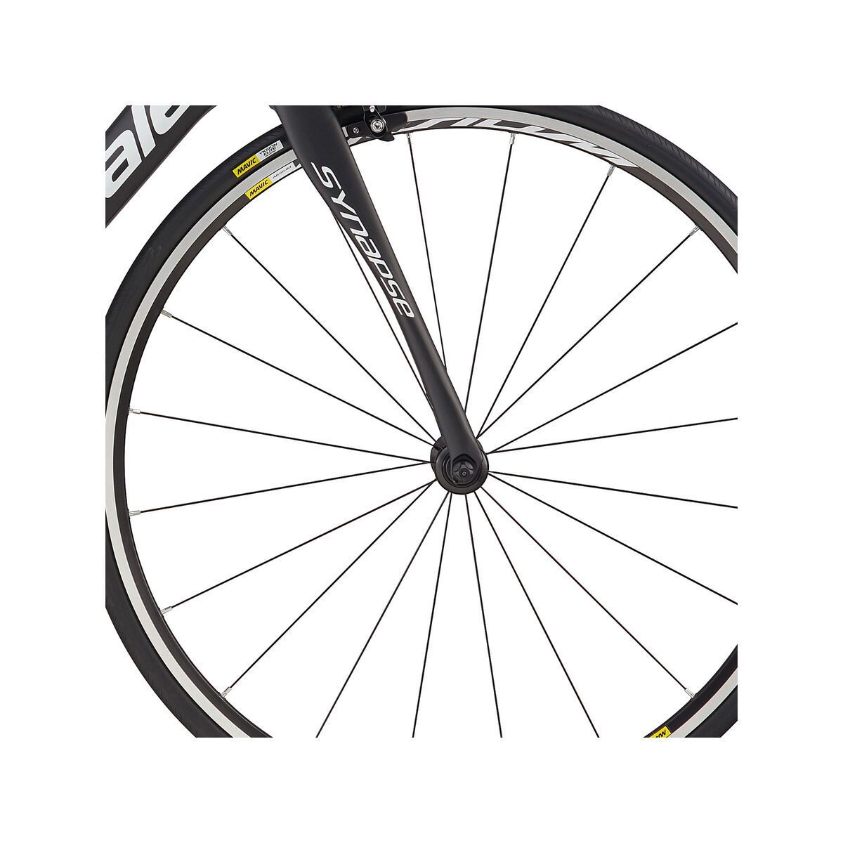 Cannondale Synapse Carbon Ultegra Di2, jet black w/ magnesium white and nearly black, matte - CRB - Bild 2
