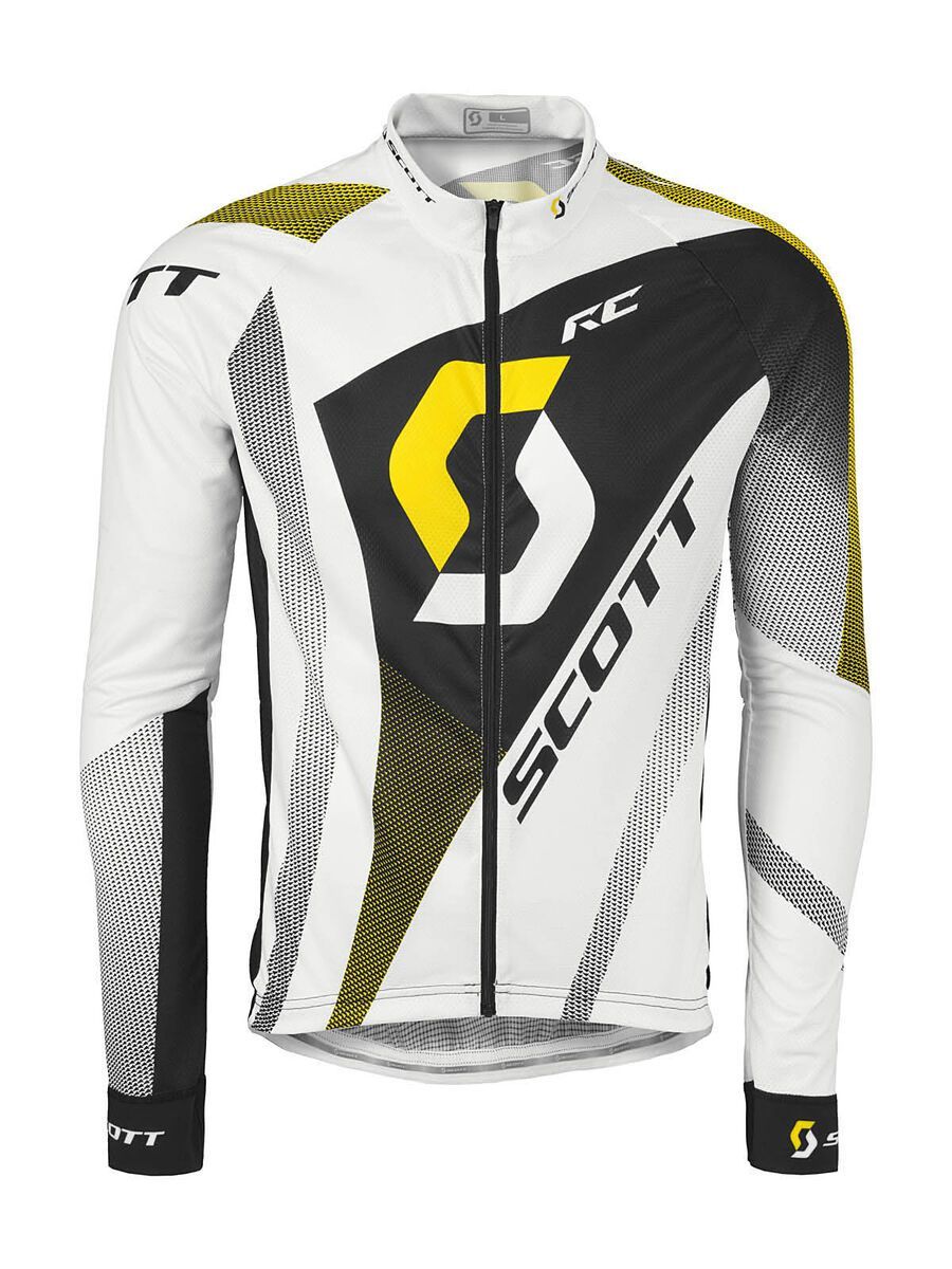 Scott RC Pro Light l/sl Shirt, white/yellow rc - Bild 1