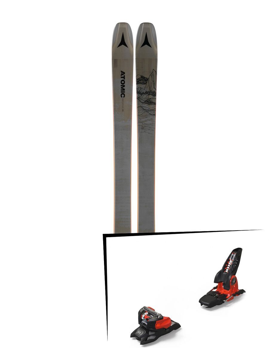 Set: Atomic Bent Chetler 100 2019 + Marker Jester 18 Pro ID black/flo-red - Bild 1