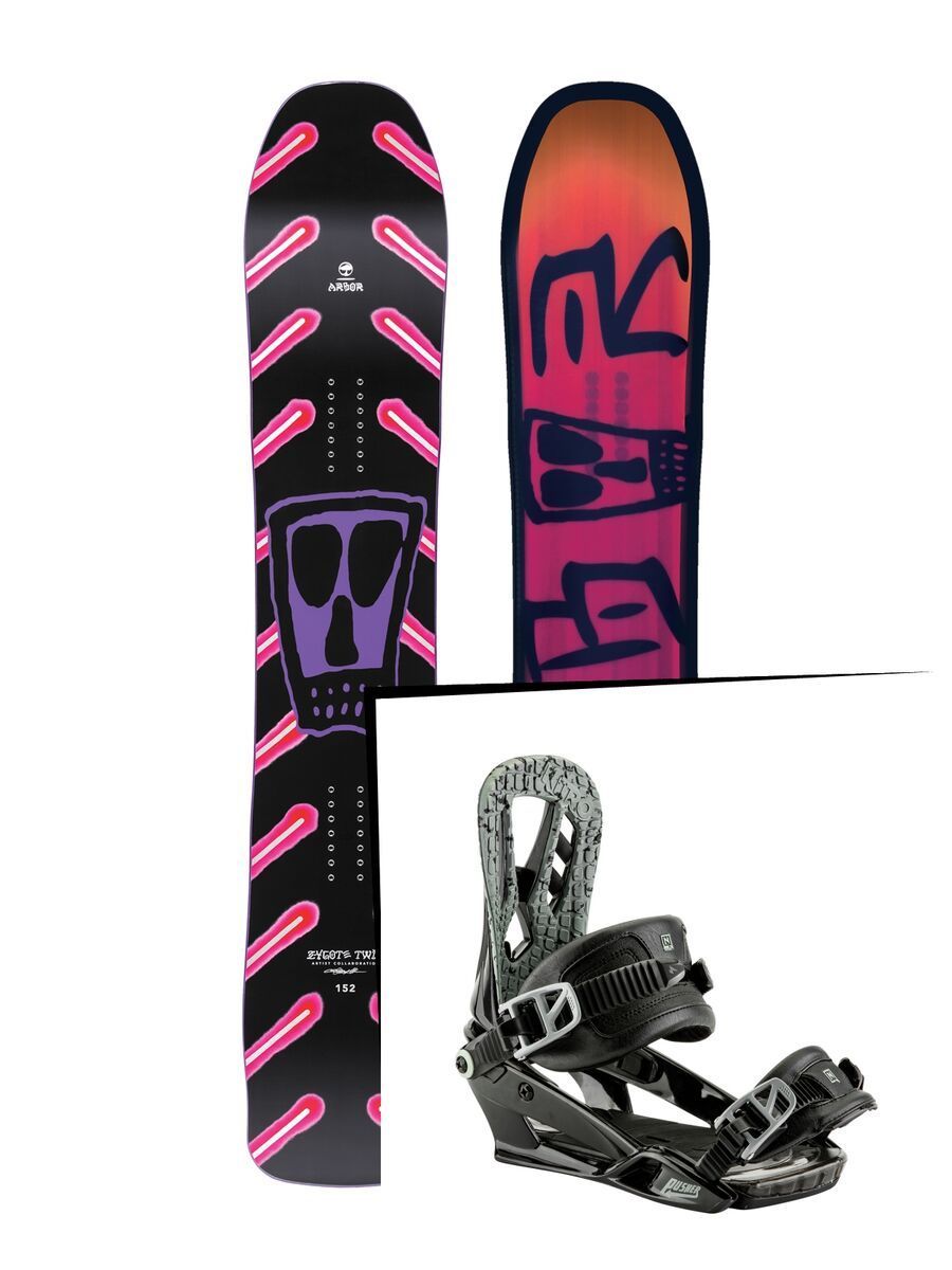 Set: Arbor Zygote Twin 2017 + Nitro Pusher (1691165S) - Bild 1