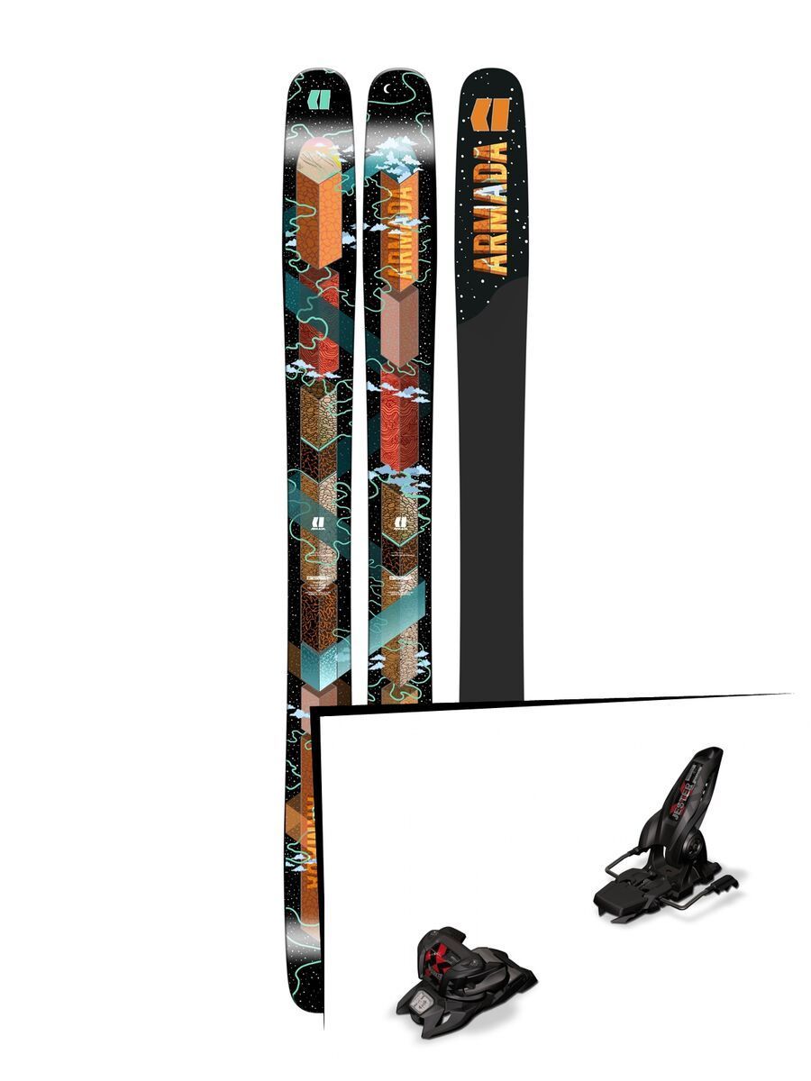 Set: Armada VJJ 2.0 2017 + Marker Jester 16 ID 120 mm, black - Skiset - Bild 1