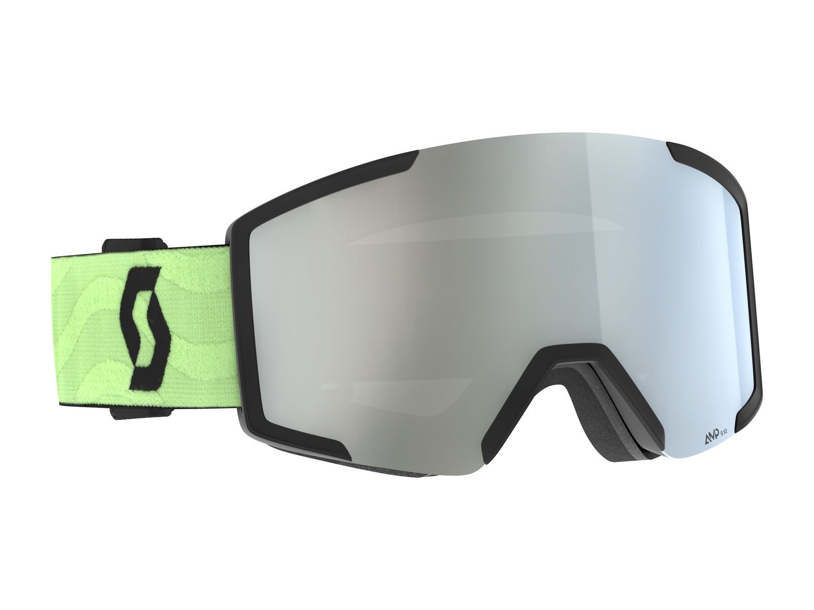 Scott Shield + WS, AMP White Chrome / glow green - Bild 1