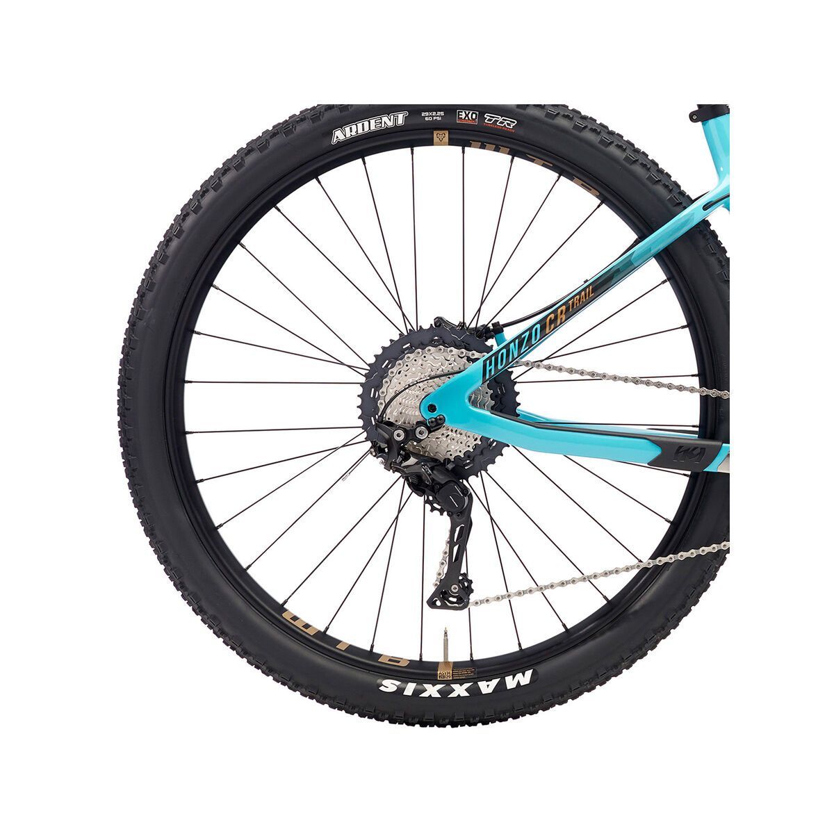 Kona Honzo CR Trail DL, gloss aqua w/ copper & charcoal decals - Bild 5