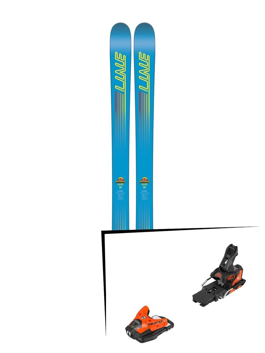 Set: Line Gizmo 2018 + Salomon STH2 WTR 13 orange/black - Bild 1