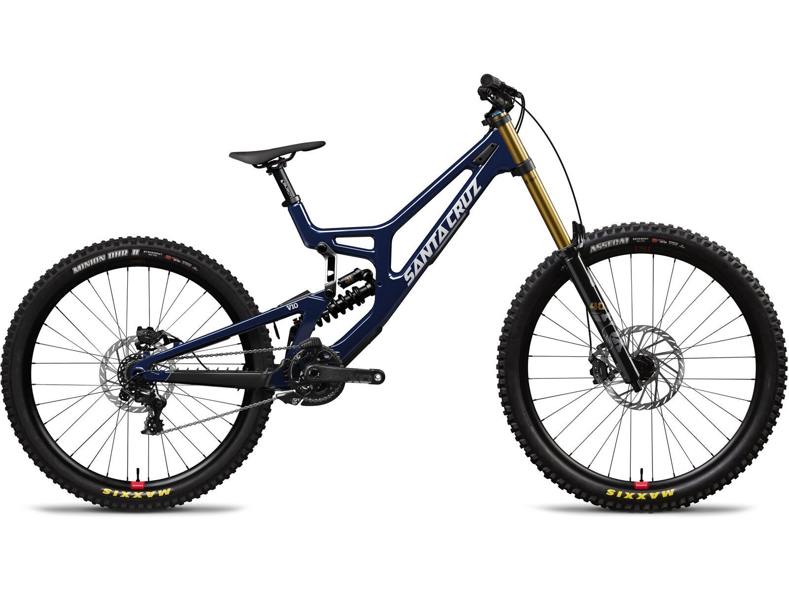 Santa Cruz V10 CC / DH X01 / MX, gloss liquid blue - Bild 1