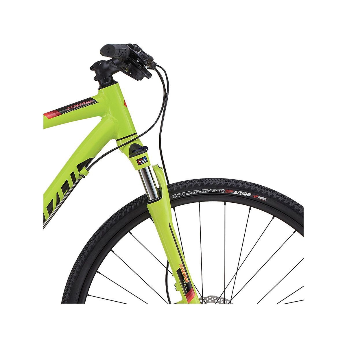 Specialized Crosstrail Elite Disc, hyper/satin black/rocket red - Bild 5