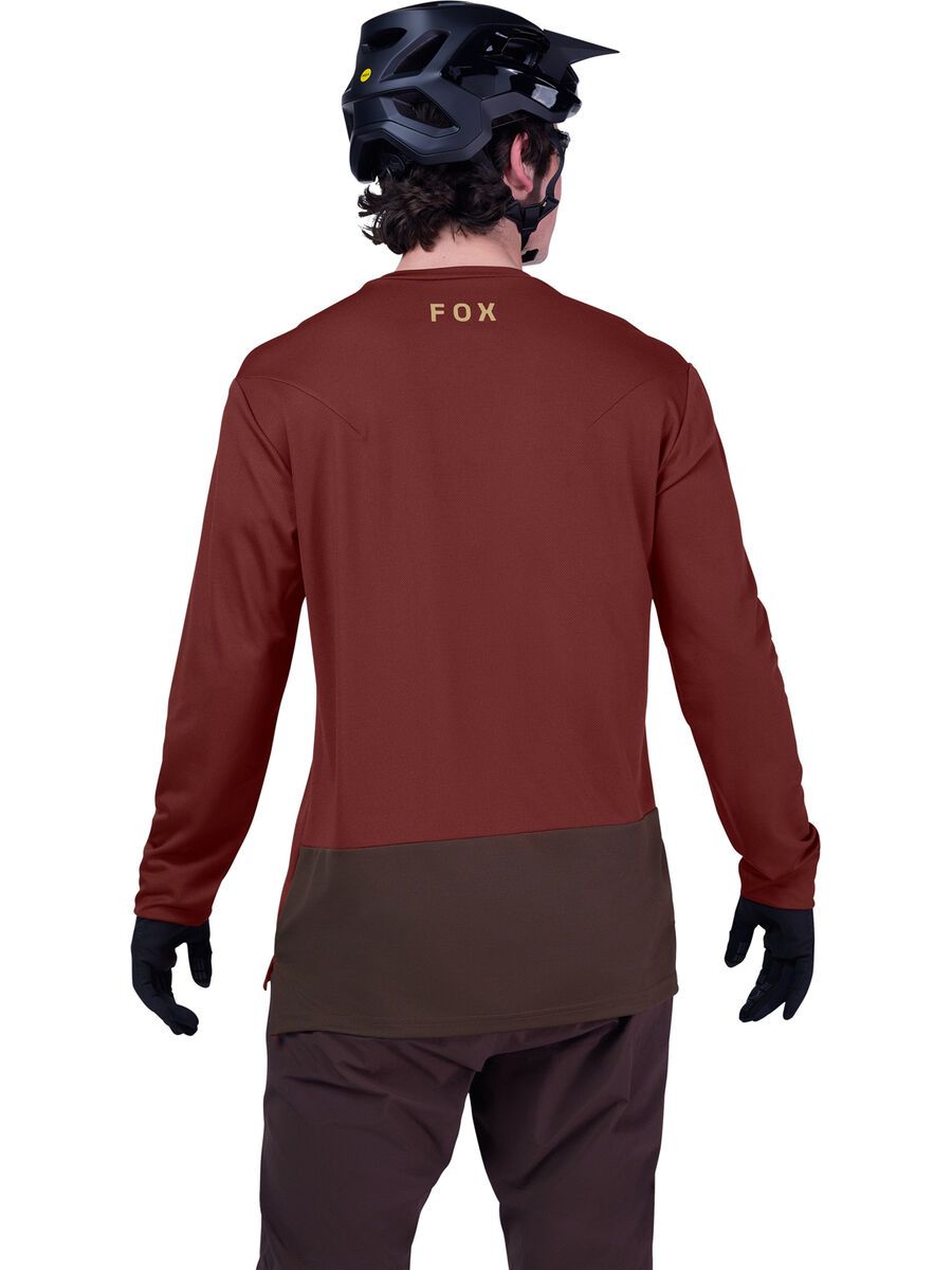 Fox Ranger LS Jersey Fox Head, rust - Bild 4