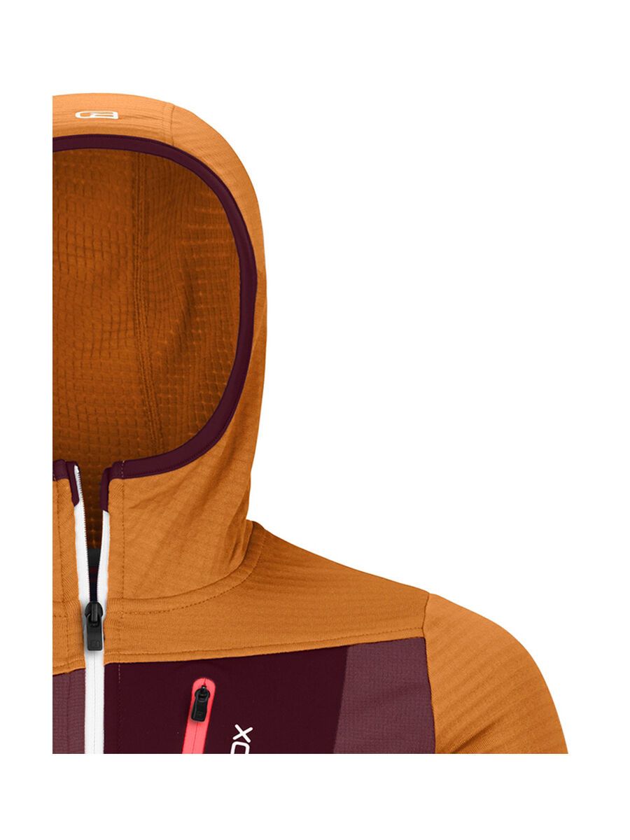 Ortovox Merino Fleece Grid Hoody W, sly fox - Bild 2