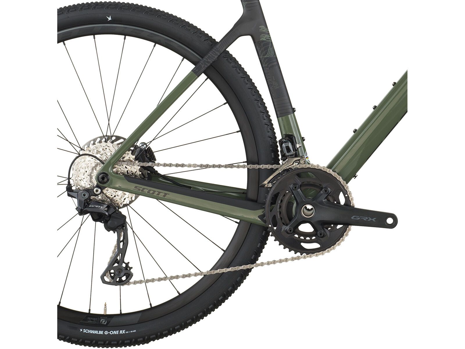 Scott Addict Gravel 40, wenge green - Bild 4