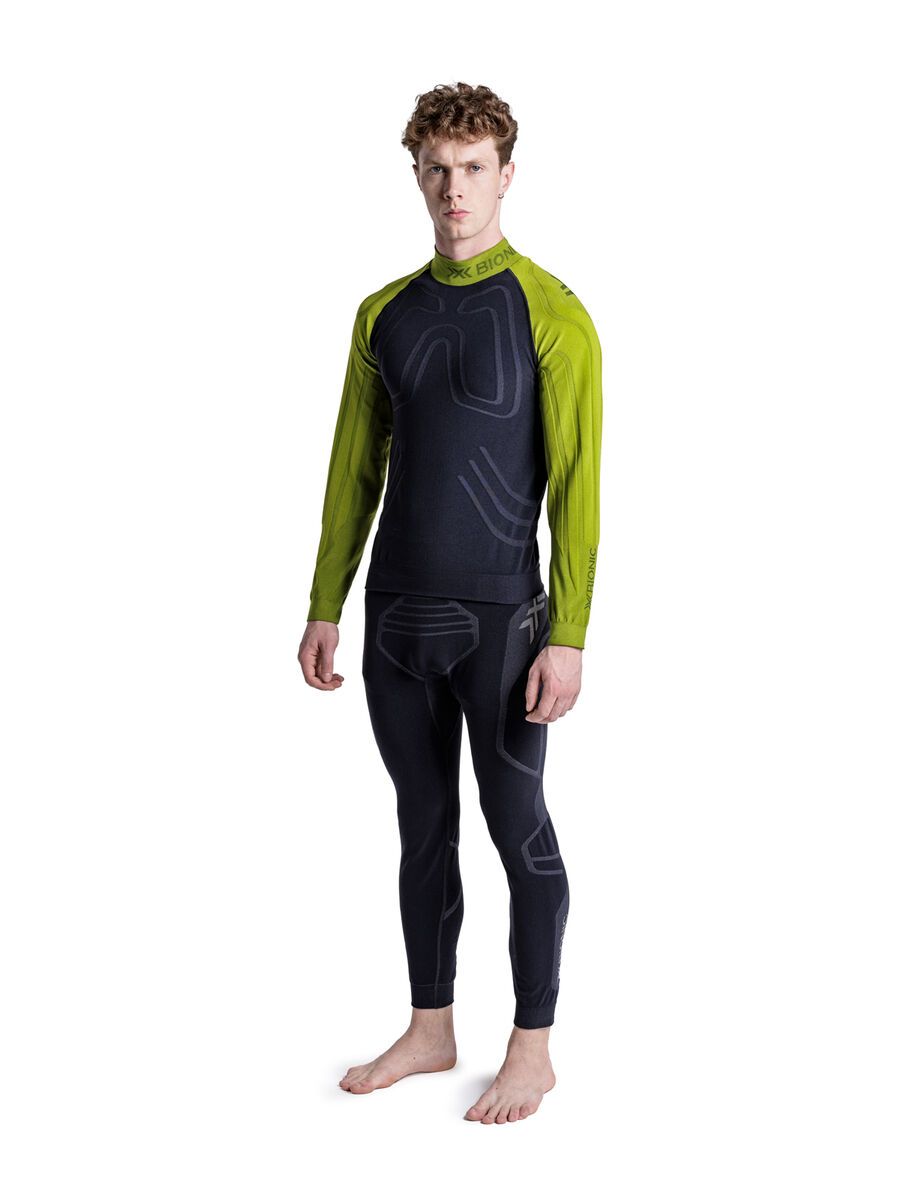 X-Bionic Heatloop Shirt LS Men, moss green/x black - Bild 4