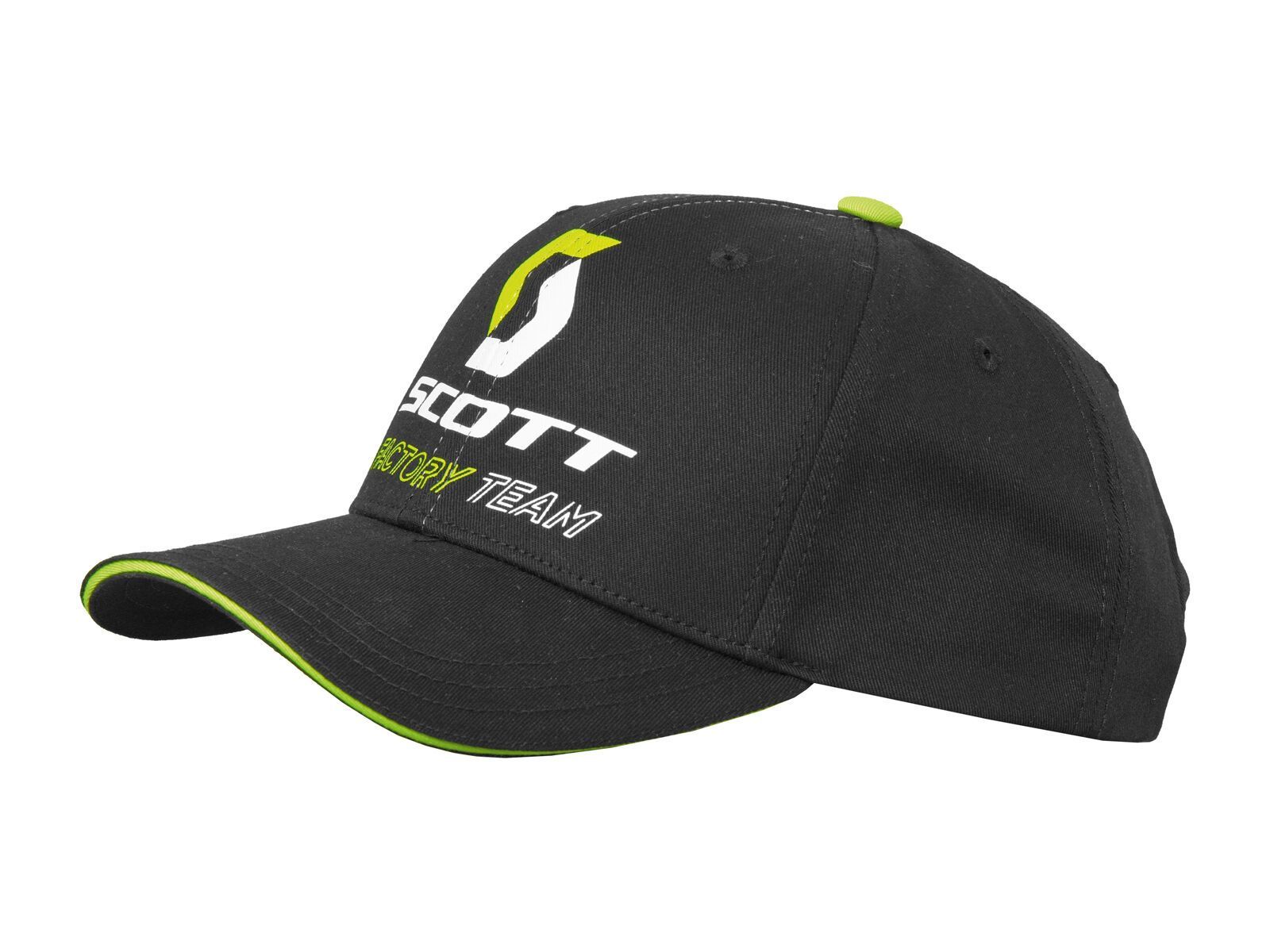 Scott Factory Team Cap, black/lime green - Bild 1