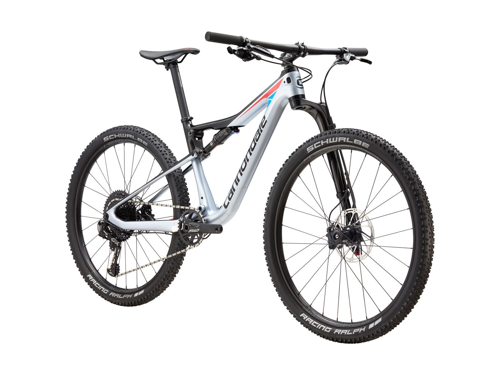 Cannondale Scalpel-Si Carbon Women's 2 - 29, stingray w/ electric blue and acid strawberry - gloss - Bild 2