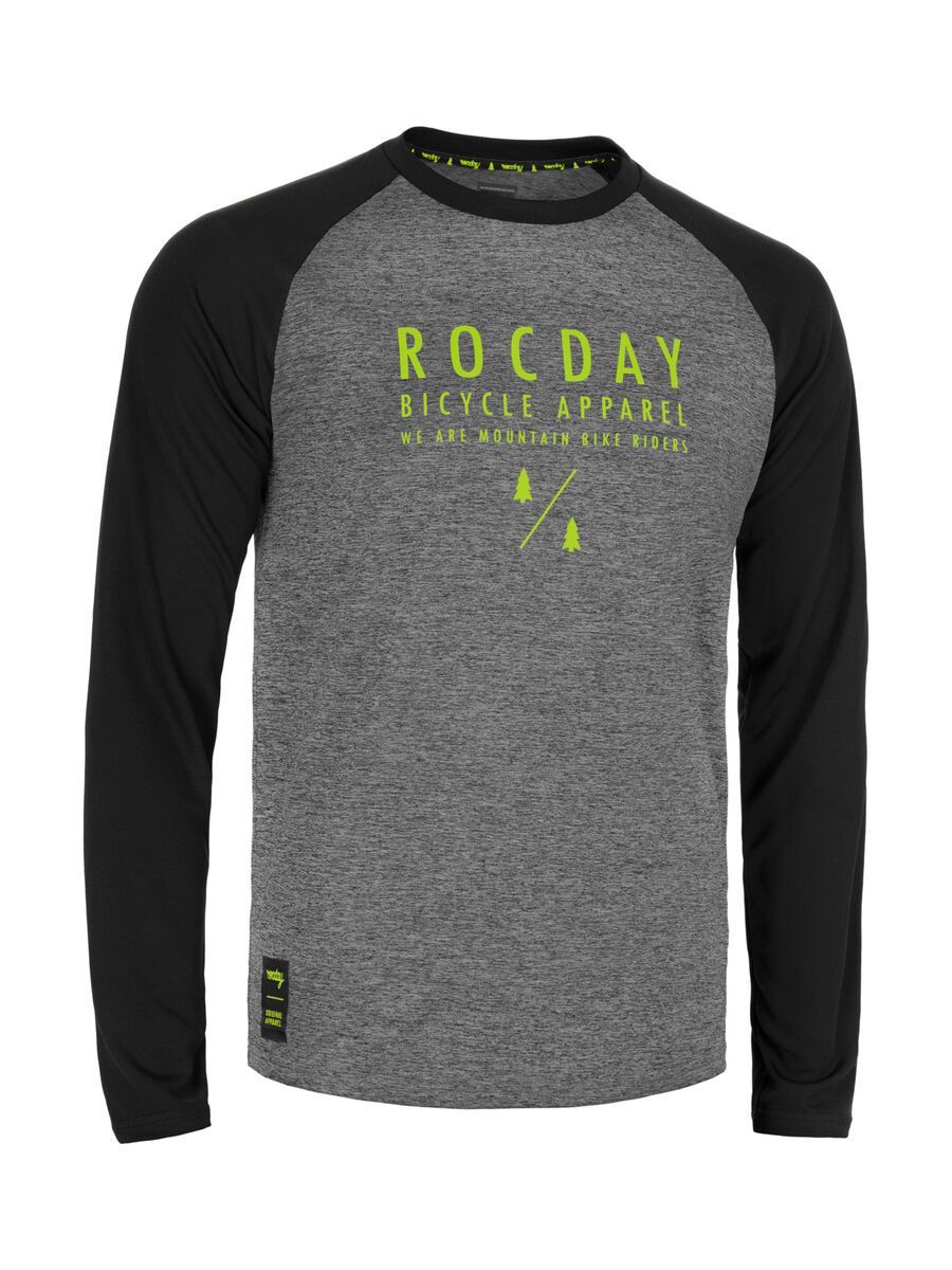 Rocday Manual Jersey, melange-lime - Bild 1