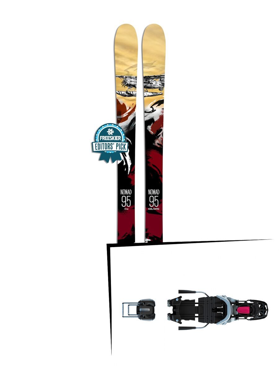 Set: Icelantic Nomad 95 2018 + Rottefella NTN Freedom - Bild 1