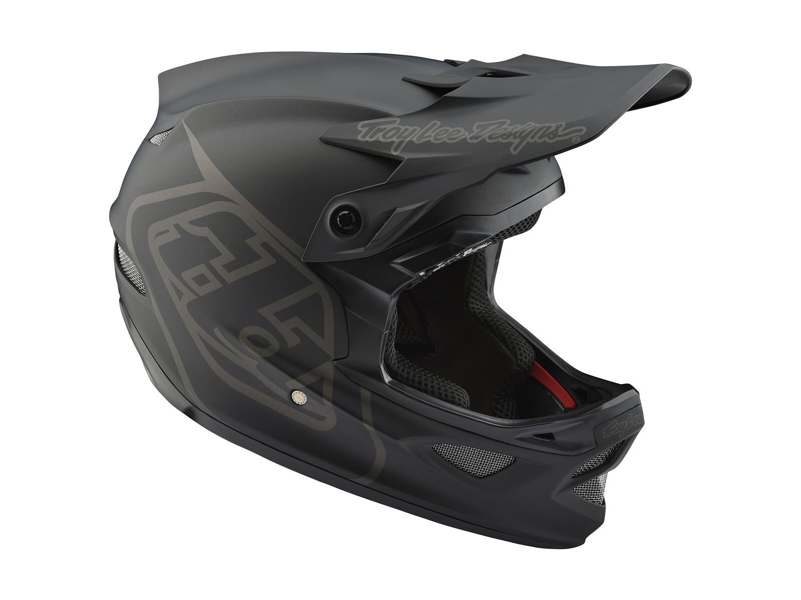 TroyLee Designs D3 Fiberlite Mono Helmet, black - Bild 6