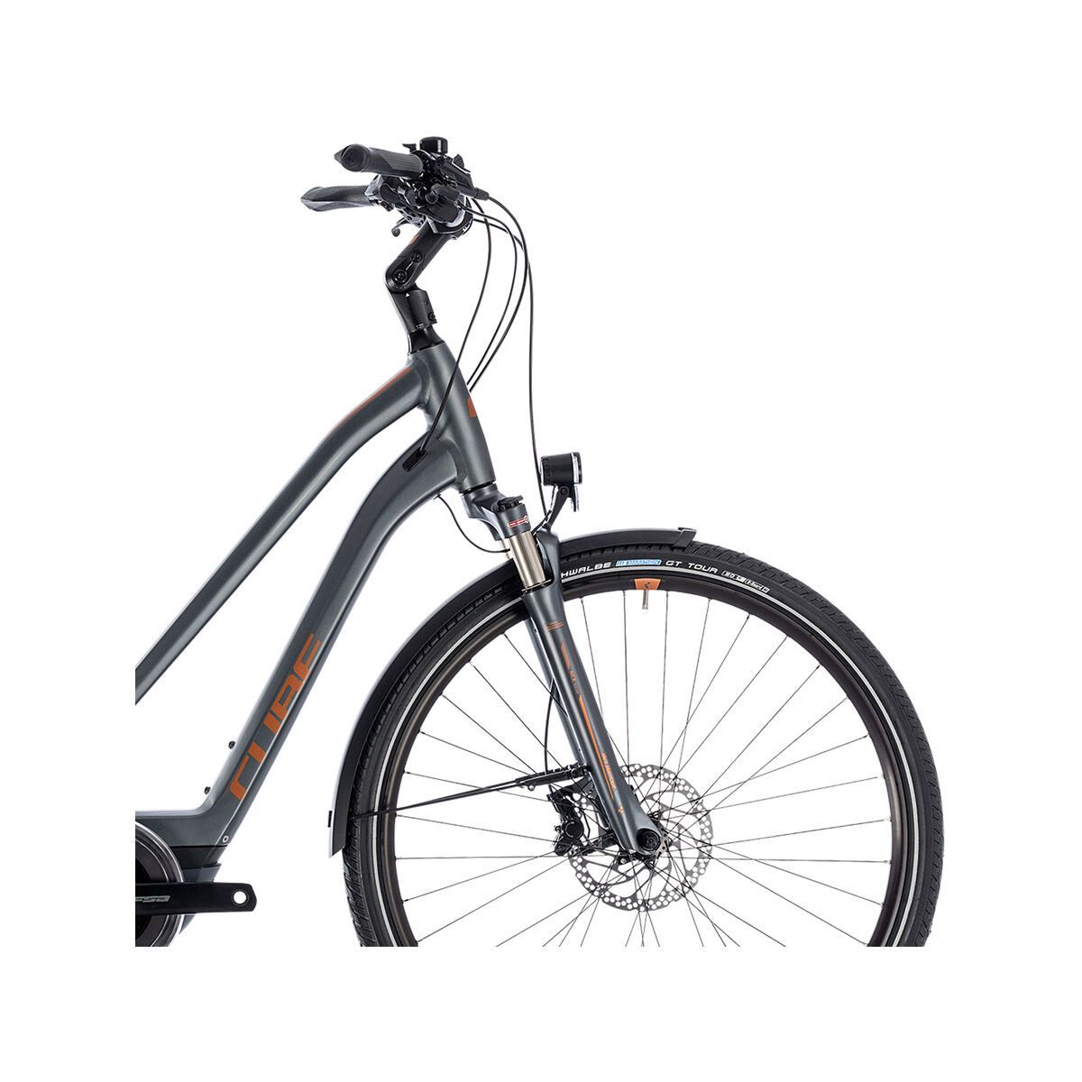 Cube Town Hybrid Sport Pro 400 Trapeze, grey´n´copper - Bild 7