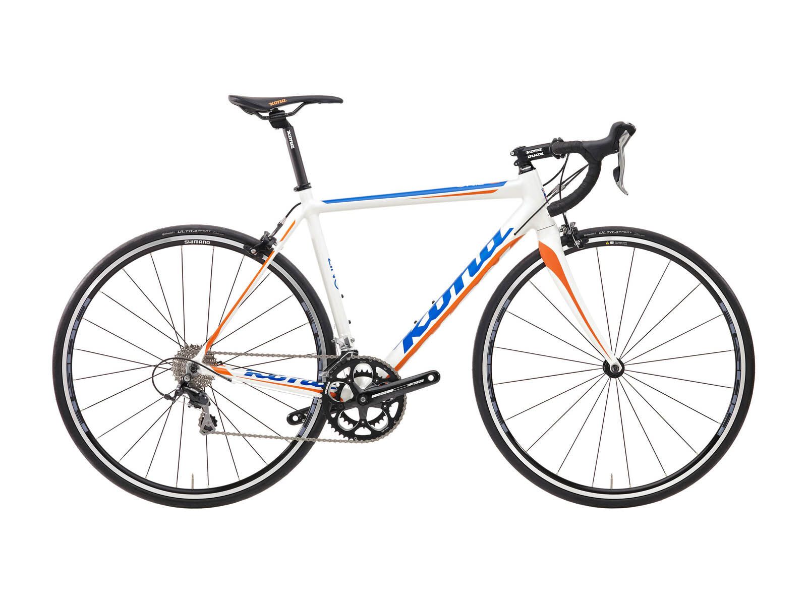 Kona Zing, matt white/orange/blue - Bild 1