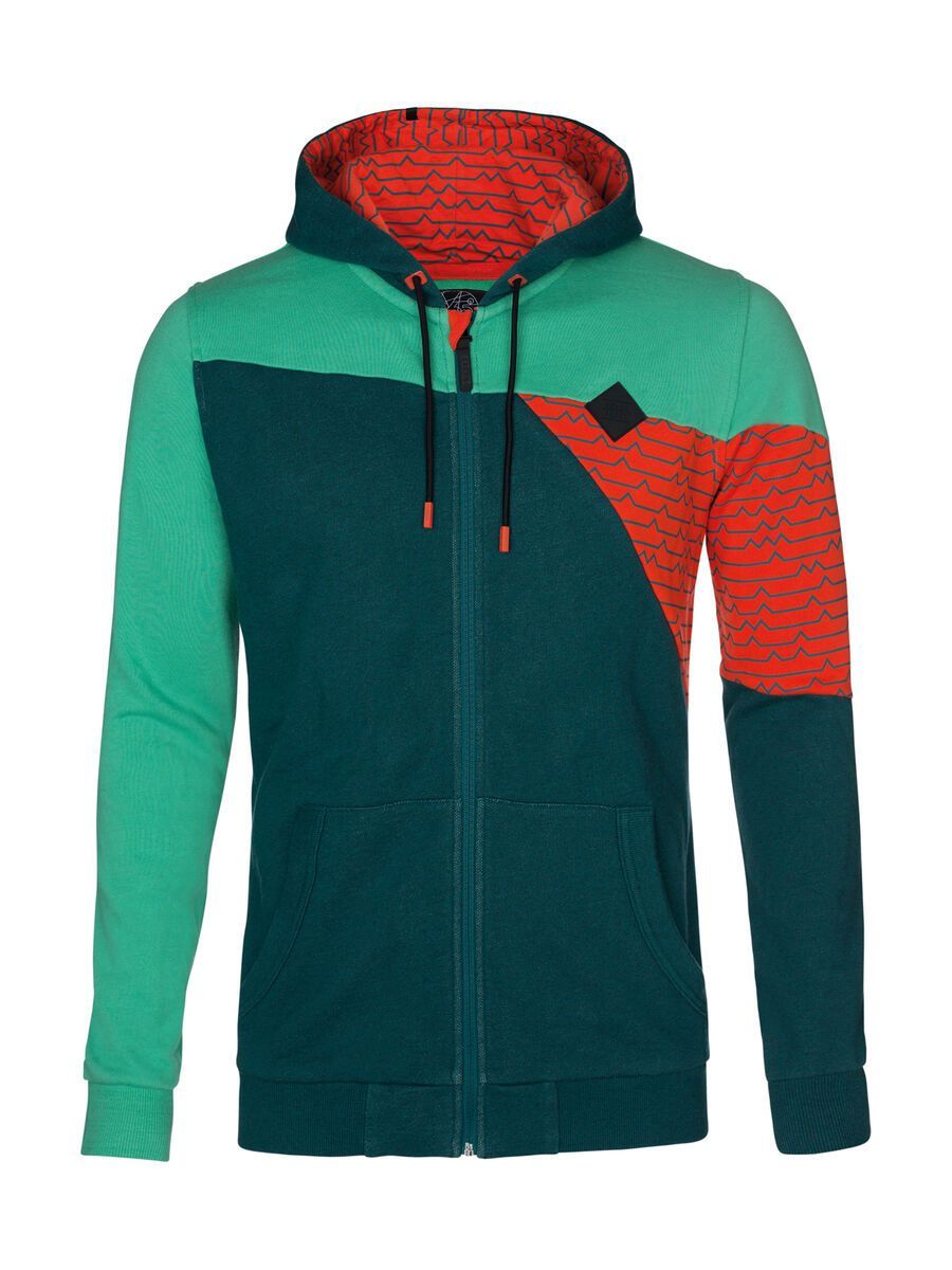 ION Zip Hoody Underworld, deep teal melange - Bild 1