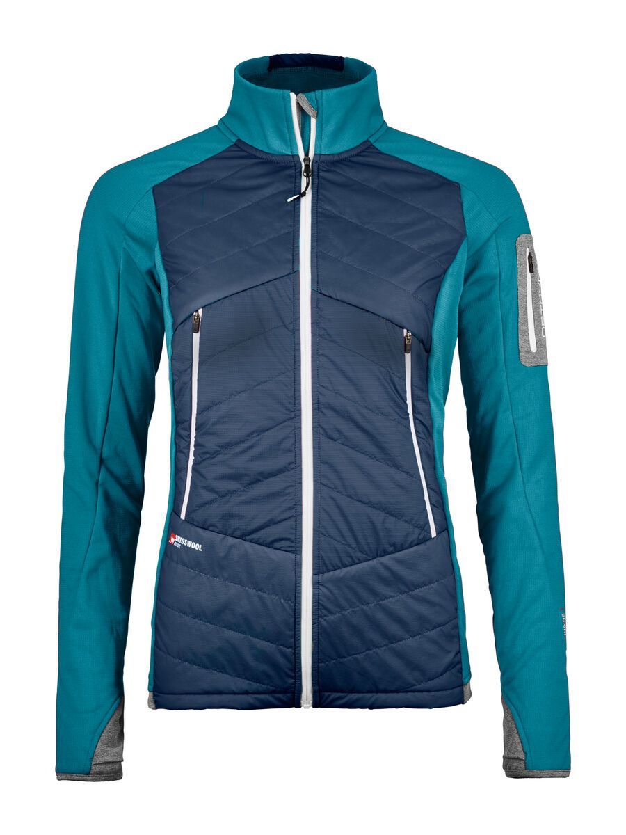 Ortovox Swisswool Hybrid Piz Roseg Jacket W, aqua - Bild 1