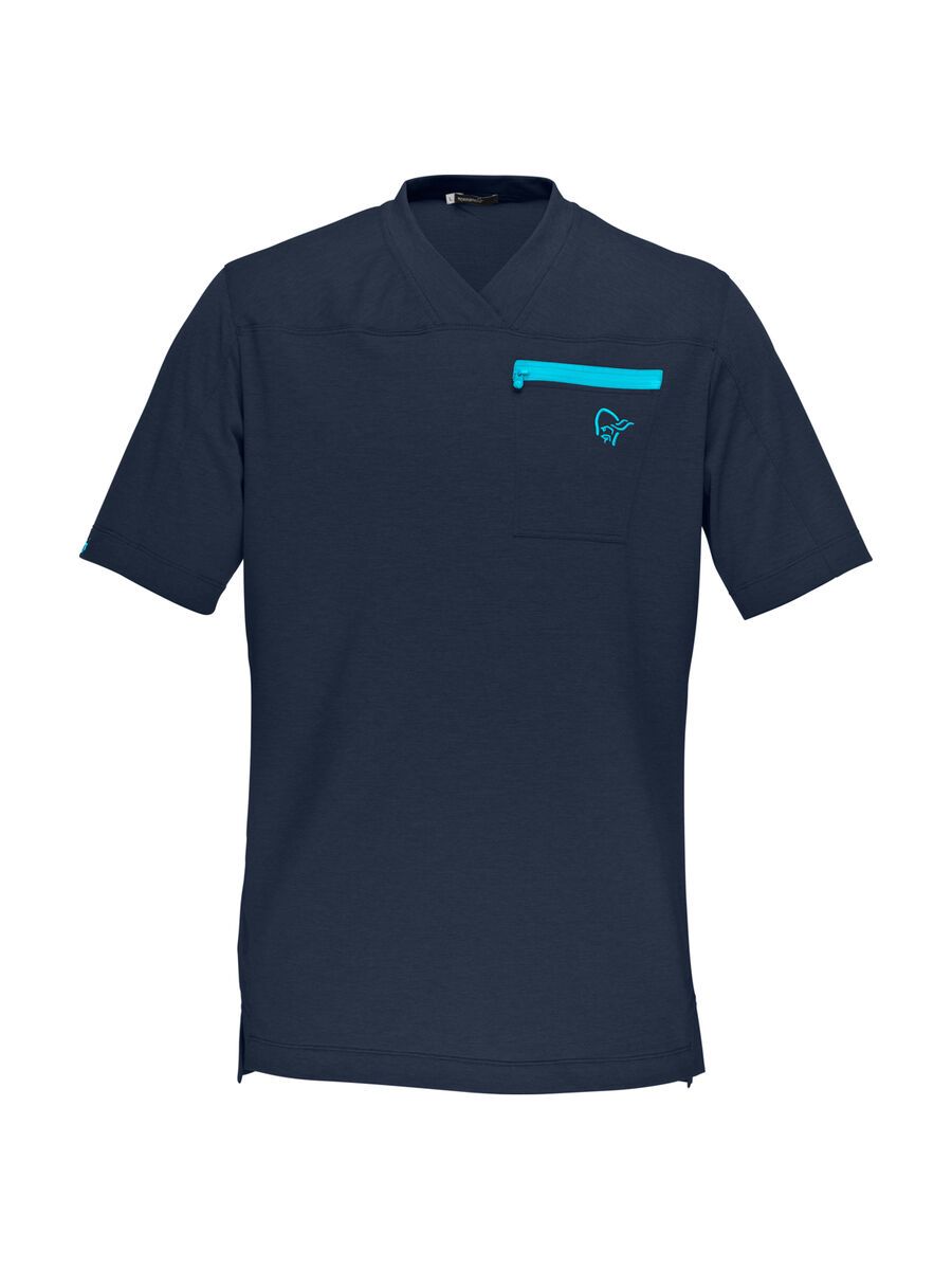 Norrona Fjørå Equaliser Lightweight T-Shirt, cool black - Bild 1