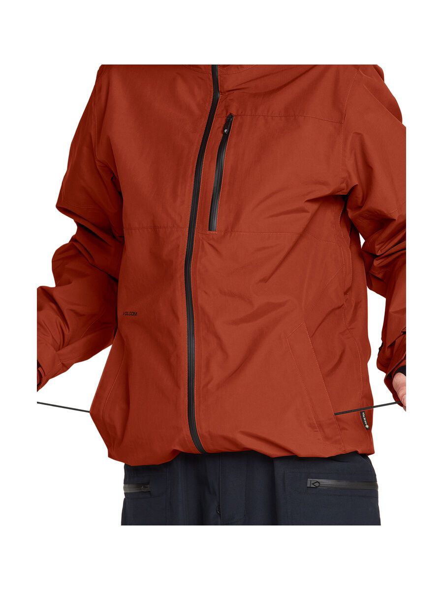 Volcom L Gore-Tex Jacket, burnt orange - Bild 7